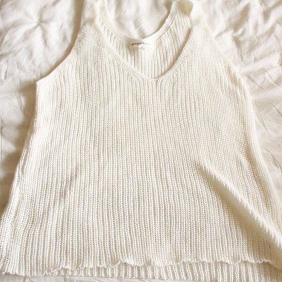 Vici White Knit Tank Top - Picture 2 of 5